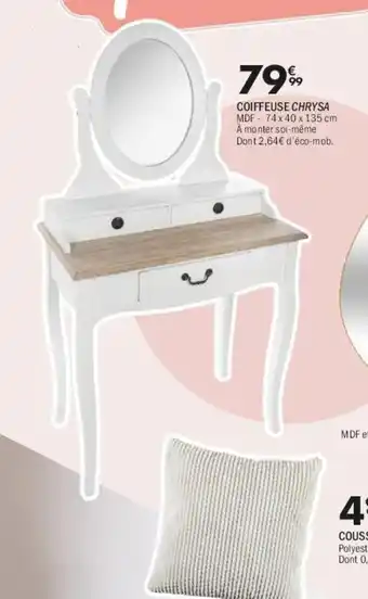 La Foir'Fouille Coiffeuse chrysa offre