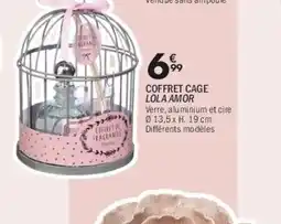 La Foir'Fouille Coffret cage lola amor offre