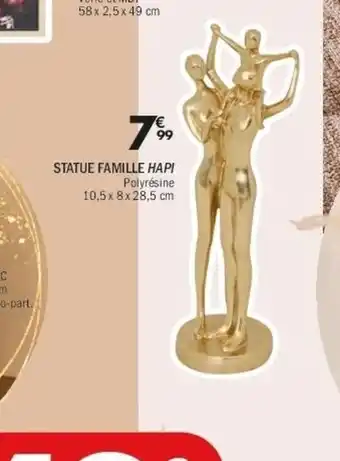 La Foir'Fouille Statue famille hapi offre
