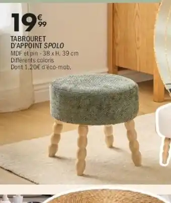 La Foir'Fouille Tabrouret d'appoint spolo offre