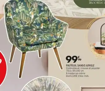 La Foir'Fouille Fauteuil sango jungle offre
