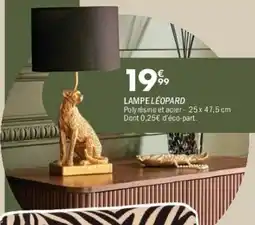 La Foir'Fouille Lampe léopard offre