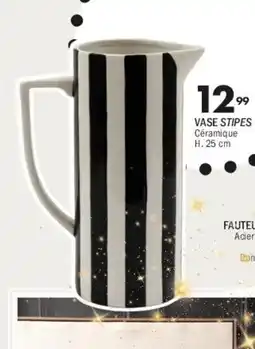 La Foir'Fouille Vase stipes offre