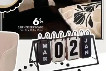 La Foir'Fouille Calendrier vintage offre