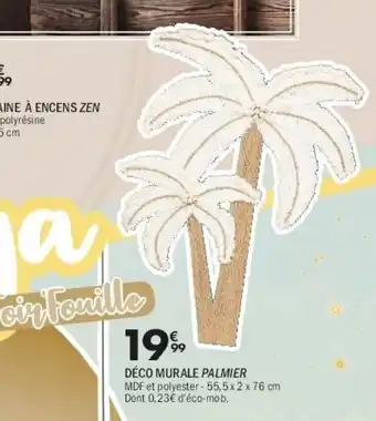 La Foir'Fouille Déco murale palmier offre