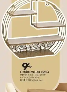 La Foir'Fouille Étagère murale mirna offre