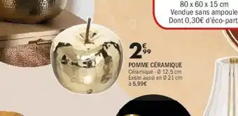 La Foir'Fouille Pomme céramique offre