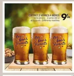 La Foir'Fouille Coffret 3 verres à bières offre
