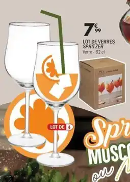 La Foir'Fouille Lot de verres spritzer offre