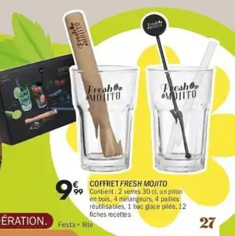 La Foir'Fouille Coffret fresh mojito offre