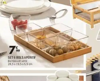 La Foir'Fouille Set 6 bols apéritif offre