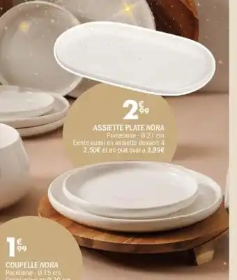 La Foir'Fouille Assiette plate nora offre