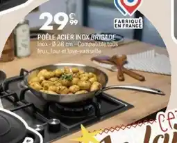 La Foir'Fouille Poêle acier inox brigade offre