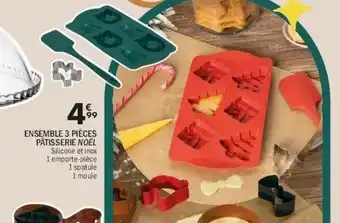 La Foir'Fouille Ensemble 3 pièces pâtisserie noël offre
