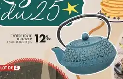 La Foir'Fouille Théière fonte flower offre