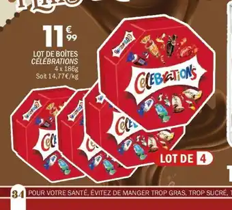 La Foir'Fouille CÉLÉBRATIONS Lot de boîtes offre