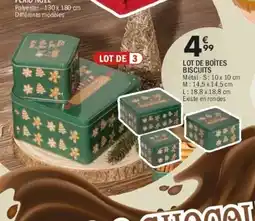 La Foir'Fouille Lot de boîtes biscuits offre