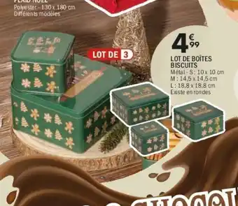 La Foir'Fouille Lot de boîtes biscuits offre