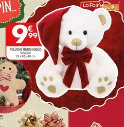 La Foir'Fouille Peluche ours noeud offre