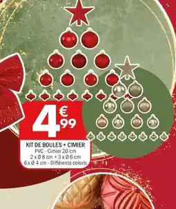 La Foir'Fouille Kit de boules + cimier offre