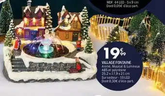 La Foir'Fouille Village fontaine offre