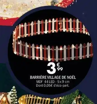 La Foir'Fouille Barrière village de noël offre