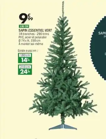 La Foir'Fouille Sapin essentiel vert offre