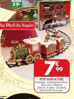 La Foir'Fouille Petit train de noël offre