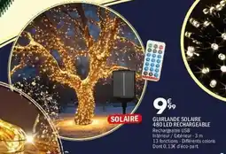 La Foir'Fouille Guirlande solaire 480 led rechargeable offre