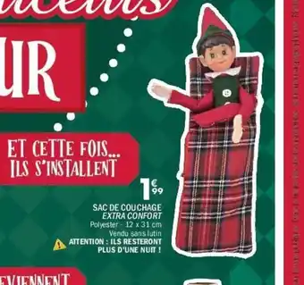 La Foir'Fouille Sac de couchage extra confort offre