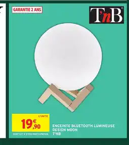 Intermarché Hyper Enceinte bluetooth lumineuse design moon offre