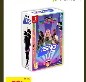 Intermarché Hyper PLAION Let's sing 2026 + 2 micros - switch offre