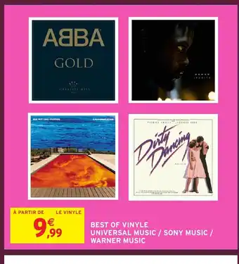 Intermarché Hyper Best of vinyle universal music / sony music / warner music offre