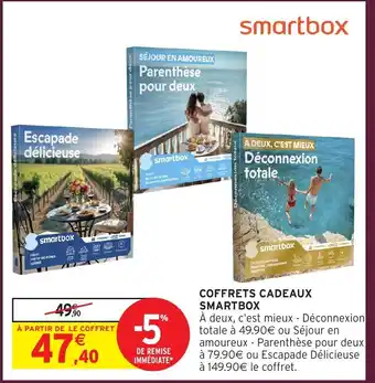 Intermarché Hyper SMARTBOX Coffrets cadeaux offre