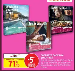 Intermarché Hyper SMARTBOX Coffrets cadeaux offre