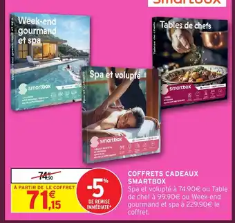 Intermarché Hyper SMARTBOX Coffrets cadeaux offre