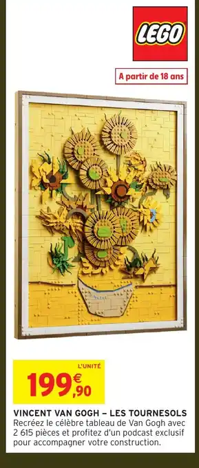 Intermarché Hyper LEGO Vincent van gogh - les tournesols offre