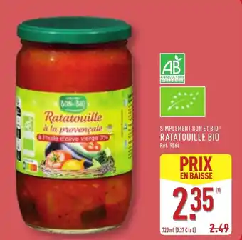 ALDI Ratatouille bio offre