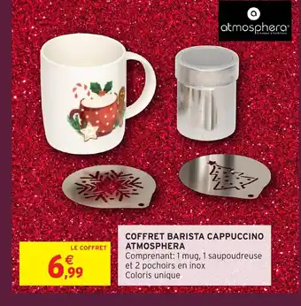 Intermarché Hyper Coffret barista cappuccino atmosphera offre