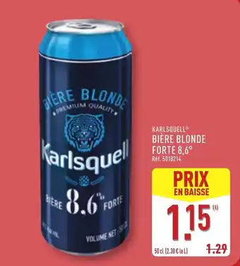 ALDI Bière blonde forte 8,6° offre