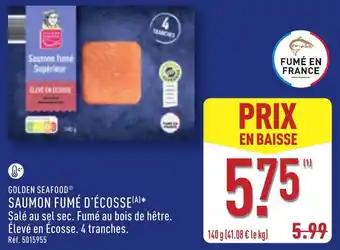 ALDI Saumon fumé d'écosse offre
