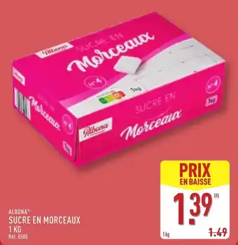 ALDI Sucre en morceaux offre