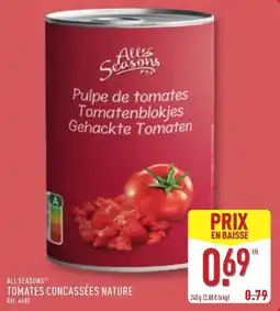 ALDI Tomates concassées nature offre
