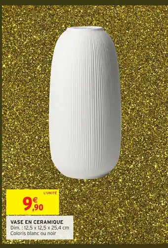 Intermarché Hyper Vase en ceramique offre