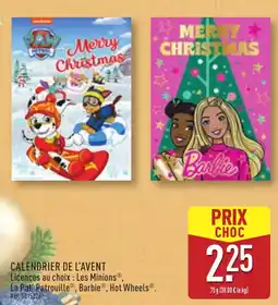 ALDI Calendrier de l'avent offre