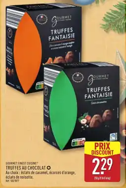 ALDI Gourmet finest cuisine truffes au chocolat offre