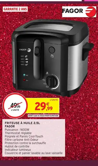 Intermarché Hyper FAGOR Friteuse à huile offre