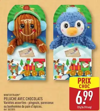 ALDI Peluche avec chocolats offre