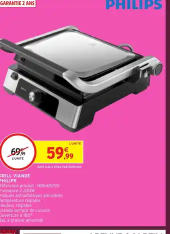 Intermarché Hyper PHILIPS Grill viande offre