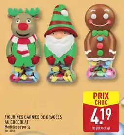 ALDI Figurines garnies de dragées au chocolat offre